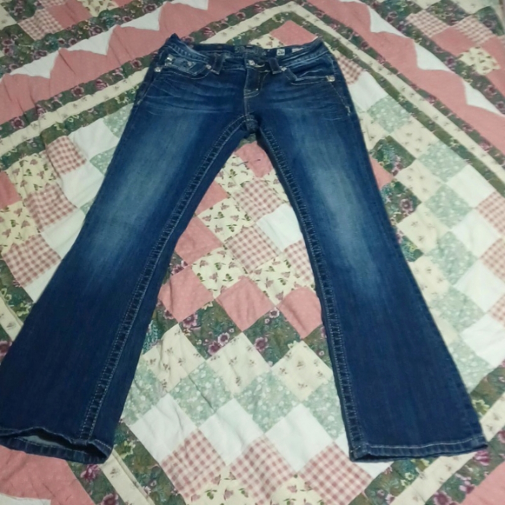 Miss me boot  blue jeans size 26